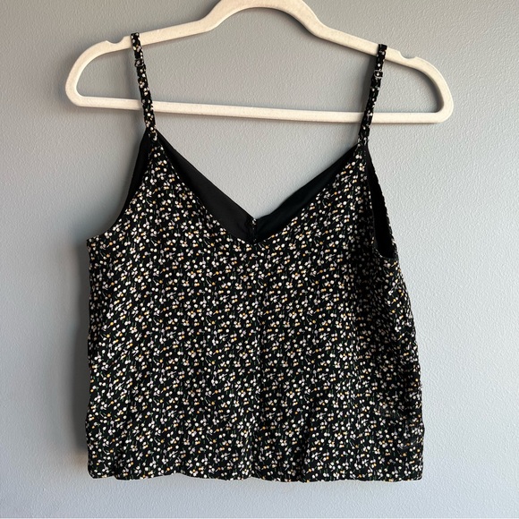 Madewell Black Floral Tank - Picture 2 of 4